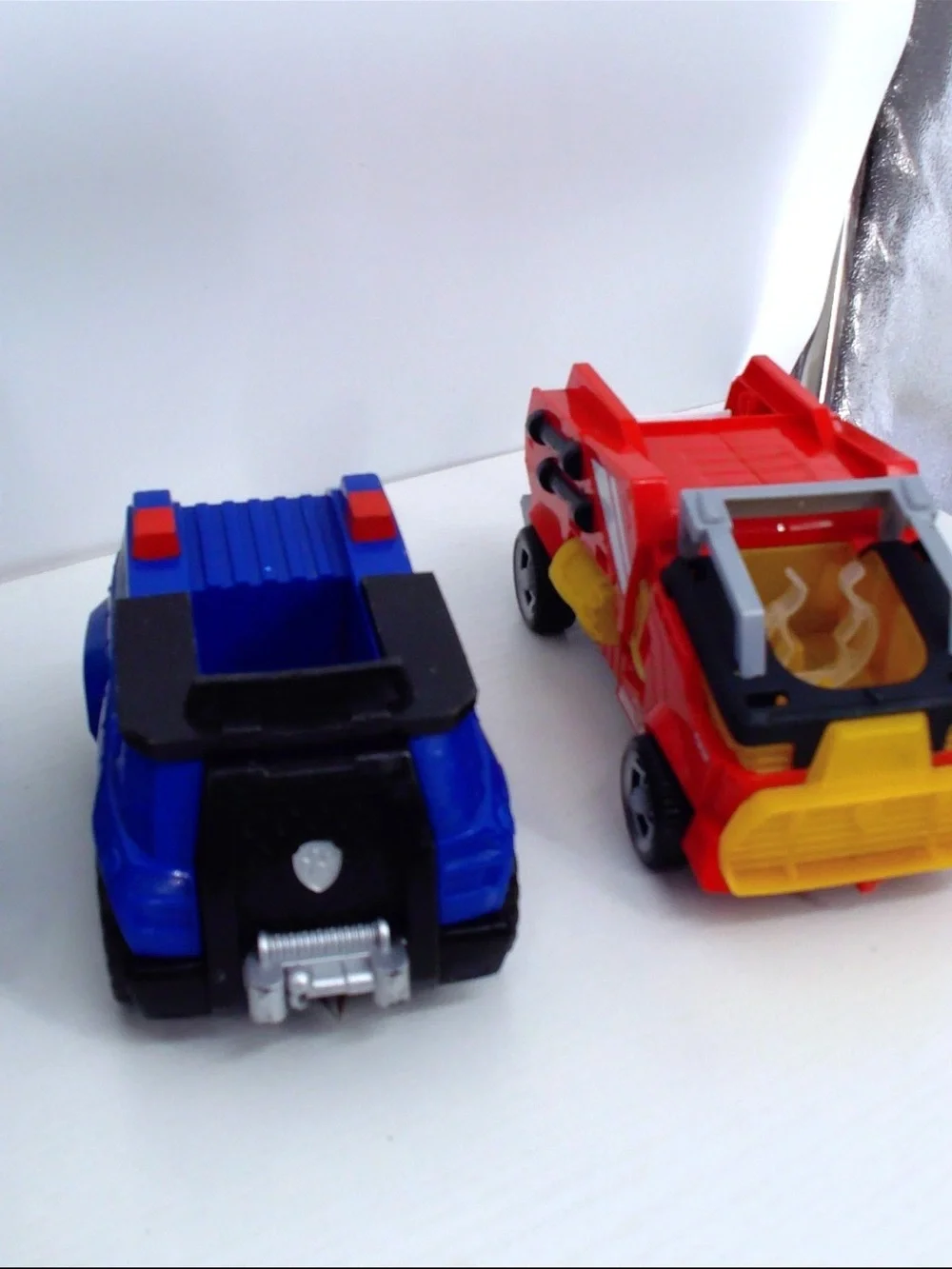 Lot of 5 PAW Patrol The Mighty Movie Toy Car Some Lights, Sounds & Figures Works